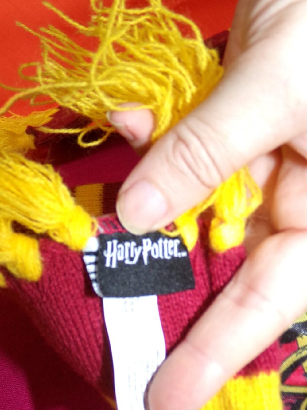 **Moving Sale** Harry Potter Gryffindor Knit Scarf OS - Unisex - Picture 3 of 3